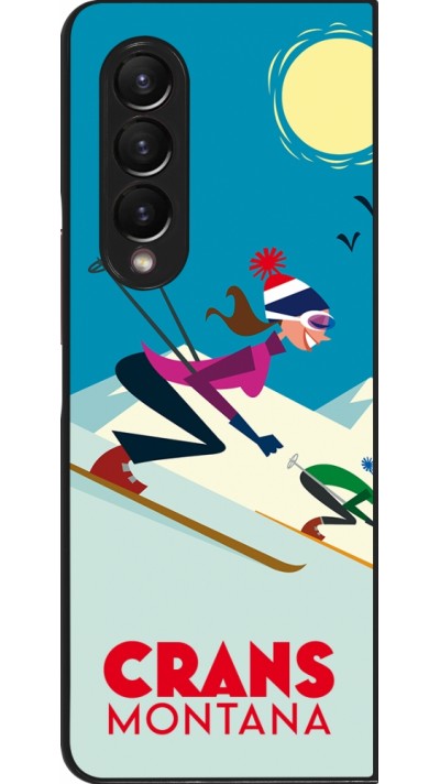 Coque Samsung Galaxy Z Fold4 - Crans-Montana Ski Downhill