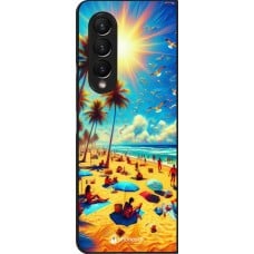 Coque Samsung Galaxy Z Fold4 - Été Paradis Paint