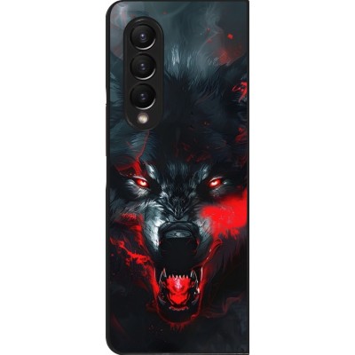 Coque Samsung Galaxy Z Fold4 - Halloween 2024 mad werewolf