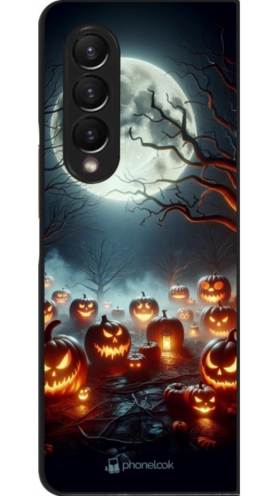 Coque Samsung Galaxy Z Fold4 - Halloween 2024 Many Pumpkins