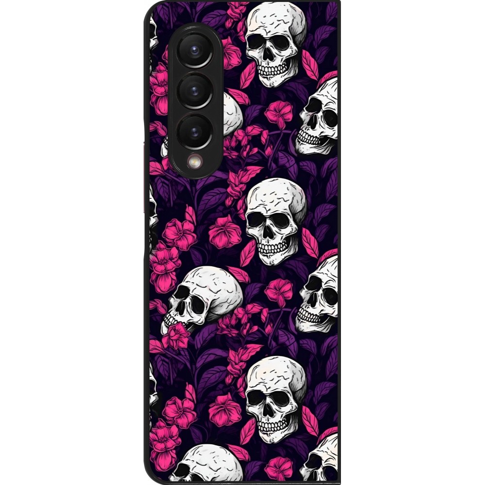 Coque Samsung Galaxy Z Fold4 - Halloween 2024 romantic skulls