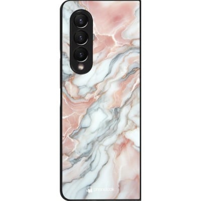 Coque Samsung Galaxy Z Fold4 - Marbre Rose Lumineux