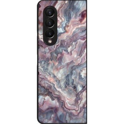 Coque Samsung Galaxy Z Fold4 - Marbre violette argentée