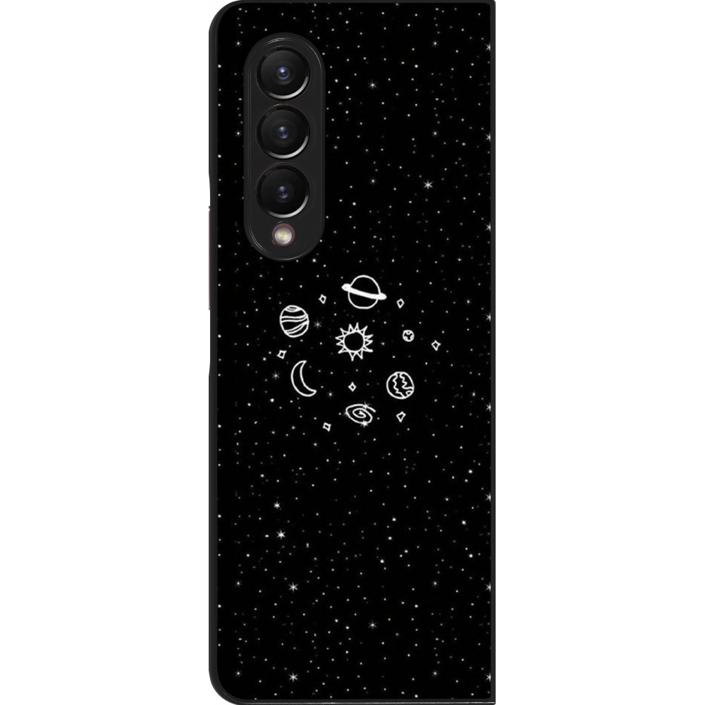 Coque Samsung Galaxy Z Fold4 - Space Doodle