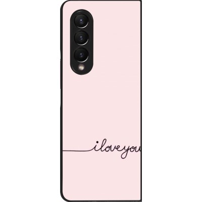 Coque Samsung Galaxy Z Fold4 - Valentine 2023 i love you writing