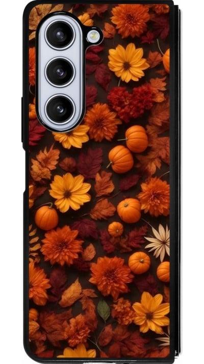 Coque Samsung Galaxy Z Fold5 - Silicone rigide noir Autumn 2024 potpourri