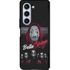 Coque Samsung Galaxy Z Fold5 - Silicone rigide noir Bella Ciao