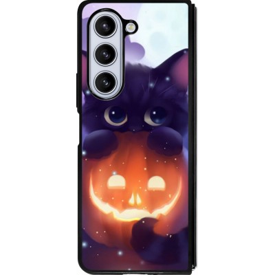 Coque Samsung Galaxy Z Fold5 - Silicone rigide noir Halloween 17 15