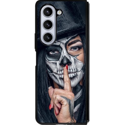 Coque Samsung Galaxy Z Fold5 - Silicone rigide noir Halloween 18 19