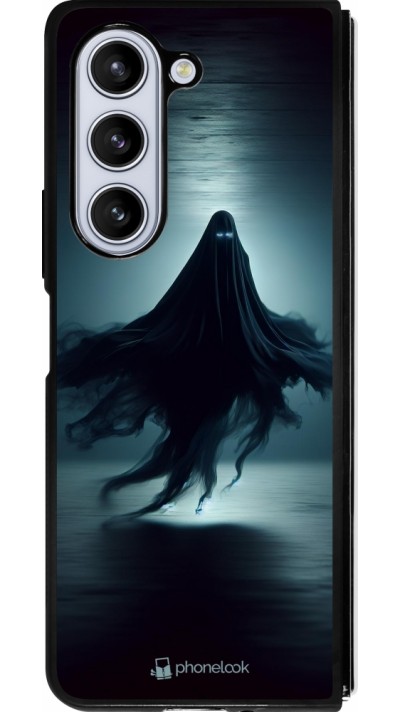 Coque Samsung Galaxy Z Fold5 - Silicone rigide noir Halloween 2024 Spectral Shadow