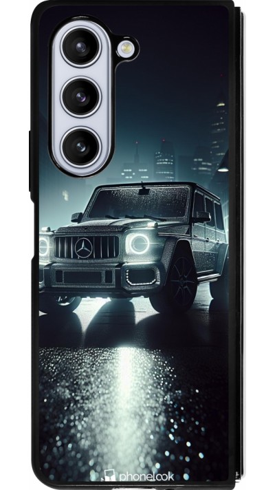 Coque Samsung Galaxy Z Fold5 - Silicone rigide noir Mercedes G AMG Night