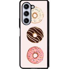 Coque Samsung Galaxy Z Fold5 - Silicone rigide noir Spring 23 donuts