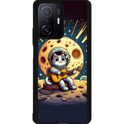 Coque Xiaomi 11T - Silicone rigide noir AstroCat RockLune