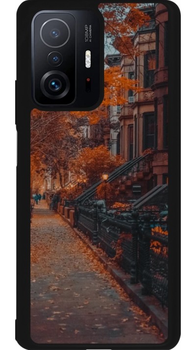 Coque Xiaomi 11T - Silicone rigide noir Autumn 2024 city