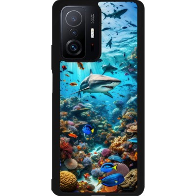 Coque Xiaomi 11T - Silicone rigide noir Bora Bora Mer et Merveilles