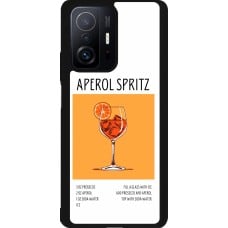 Coque Xiaomi 11T - Silicone rigide noir Cocktail recette Aperol Spritz