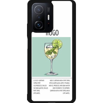 Coque Xiaomi 11T - Silicone rigide noir Cocktail recette Hugo