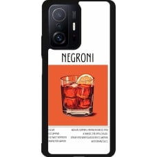 Coque Xiaomi 11T - Silicone rigide noir Cocktail recette Negroni