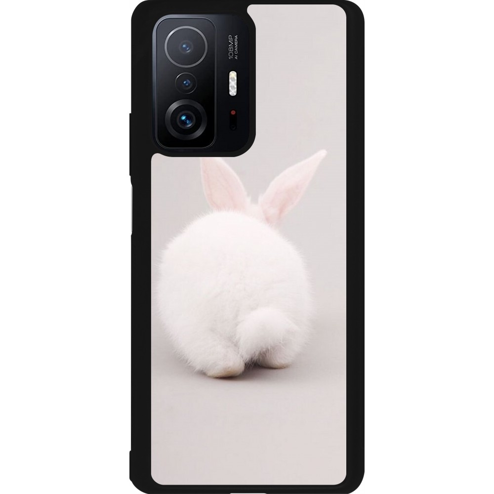 Coque Xiaomi 11T - Silicone rigide noir Easter 2024 bunny butt