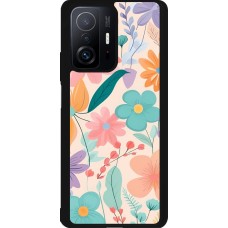 Coque Xiaomi 11T - Silicone rigide noir Easter 2024 spring flowers