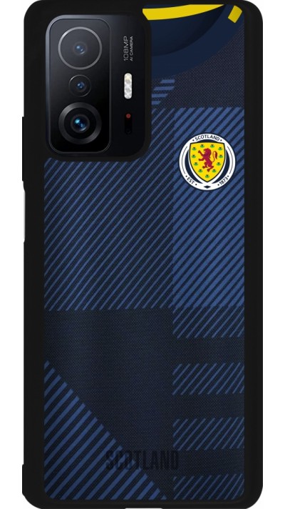 Coque Xiaomi 11T - Silicone rigide noir Maillot de football Ecosse personnalisable