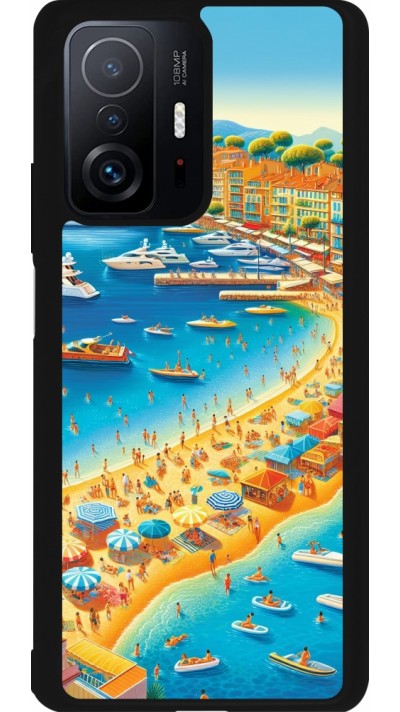 Coque Xiaomi 11T - Silicone rigide noir French Riviera People