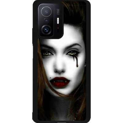 Coque Xiaomi 11T - Silicone rigide noir Halloween 2023 gothic vampire