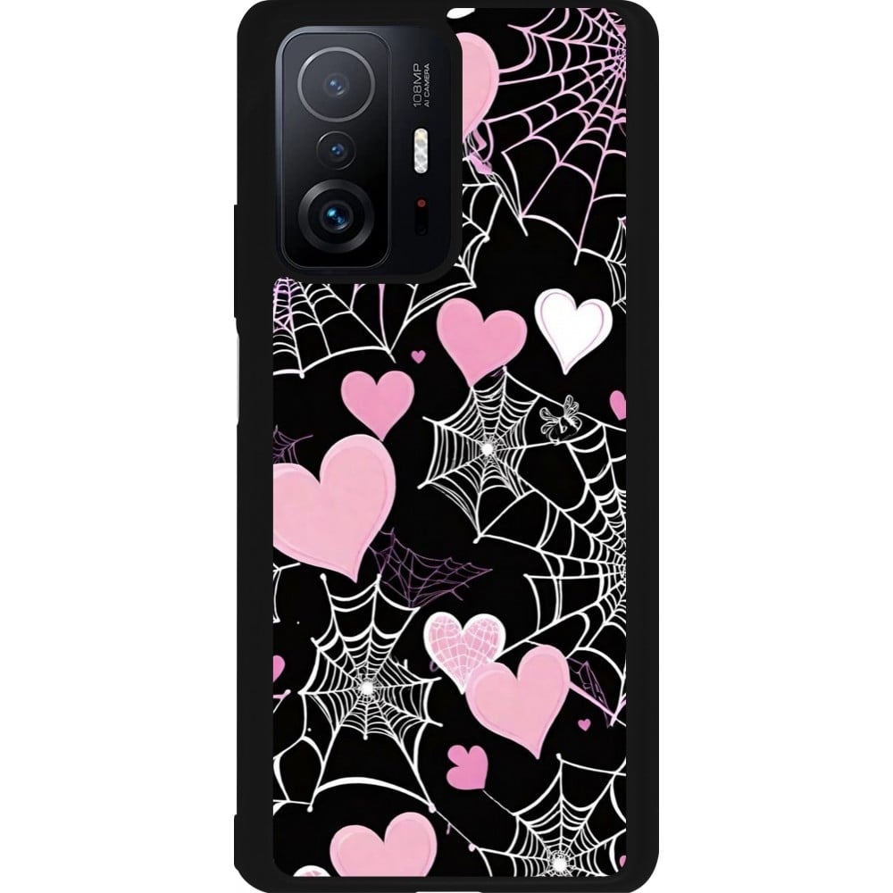 Coque Xiaomi 11T - Silicone rigide noir Halloween 2024 girly