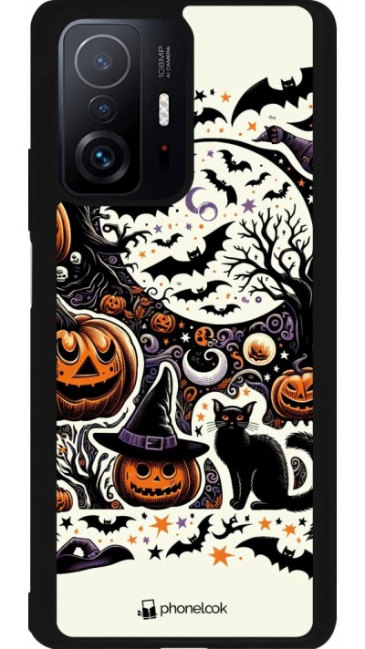 Coque Xiaomi 11T - Silicone rigide noir Halloween 2024 Haunt