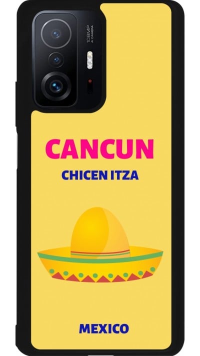 Xiaomi 11T Case Hülle - Silikon schwarz Pop Summer Destination Cancun