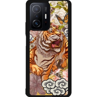 Coque Xiaomi 11T - Silicone rigide noir Spring 23 japanese tiger