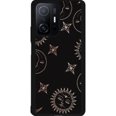 Coque Xiaomi 11T - Silicone rigide noir Suns and Moons