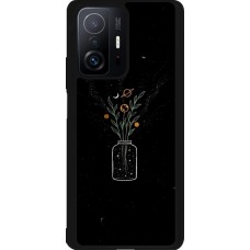 Coque Xiaomi 11T - Silicone rigide noir Vase black