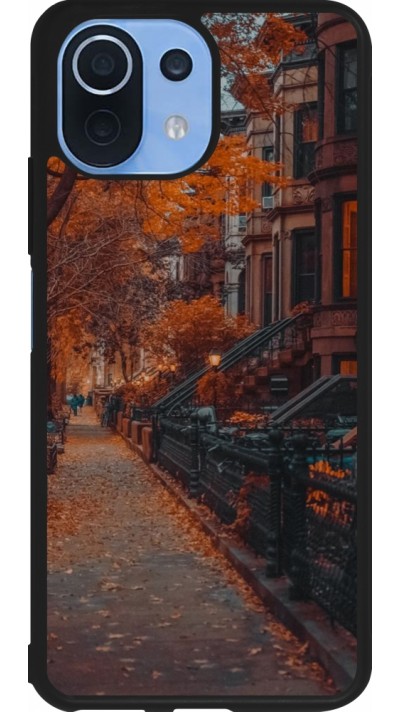 Coque Xiaomi Mi 11 Lite 5G - Silicone rigide noir Autumn 2024 city