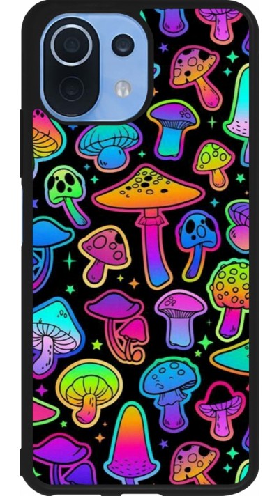 Coque Xiaomi Mi 11 Lite 5G - Silicone rigide noir Autumn 2024 magic mushrooms