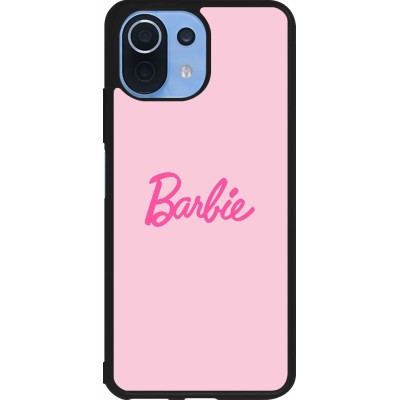 Coque Xiaomi Mi 11 Lite 5G - Silicone rigide noir Barbie Text