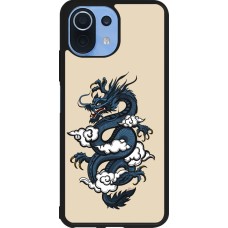 Coque Xiaomi Mi 11 Lite 5G - Silicone rigide noir Blue Dragon Tattoo