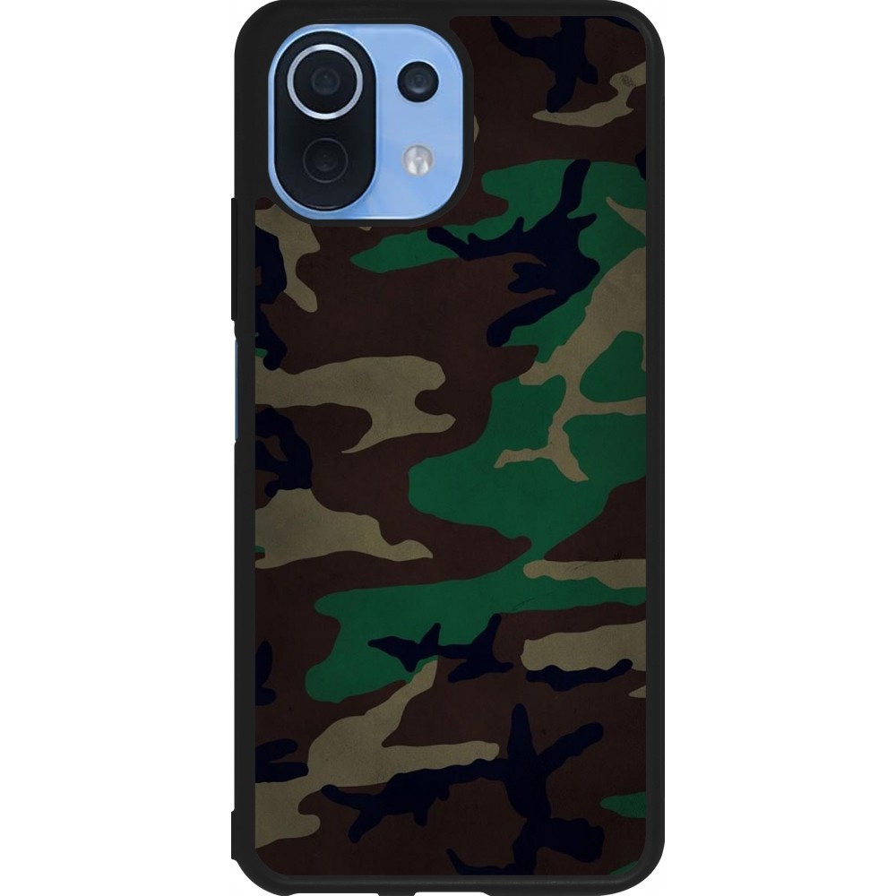 Coque Xiaomi Mi 11 Lite 5G - Silicone rigide noir Camouflage 3