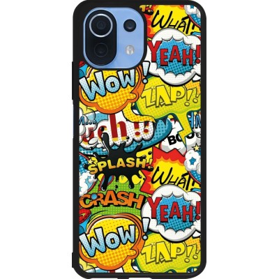 Coque Xiaomi Mi 11 Lite 5G - Silicone rigide noir Cartoons slogans