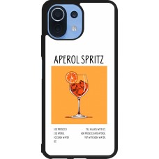 Coque Xiaomi Mi 11 Lite 5G - Silicone rigide noir Cocktail recette Aperol Spritz