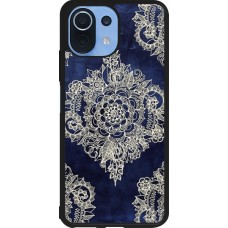 Coque Xiaomi Mi 11 Lite 5G - Silicone rigide noir Cream Flower Moroccan