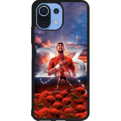 Coque Xiaomi Mi 11 Lite 5G - Silicone rigide noir Djokovic 23 Grand Slam