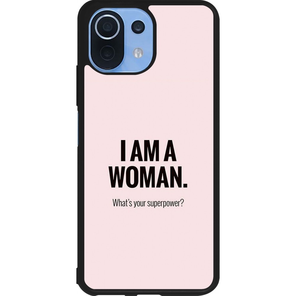 Coque Xiaomi Mi 11 Lite 5G - Silicone rigide noir I am a woman