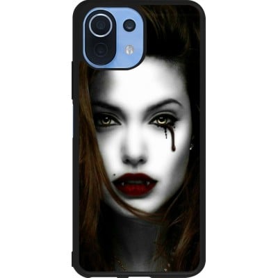 Coque Xiaomi Mi 11 Lite 5G - Silicone rigide noir Halloween 2023 gothic vampire