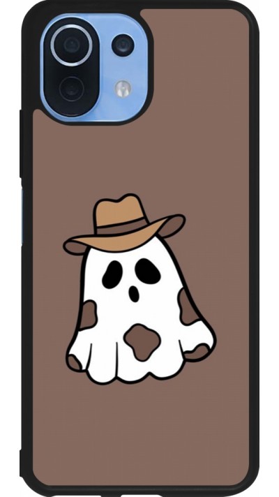 Coque Xiaomi Mi 11 Lite 5G - Silicone rigide noir Halloween 2024 cowboy ghost