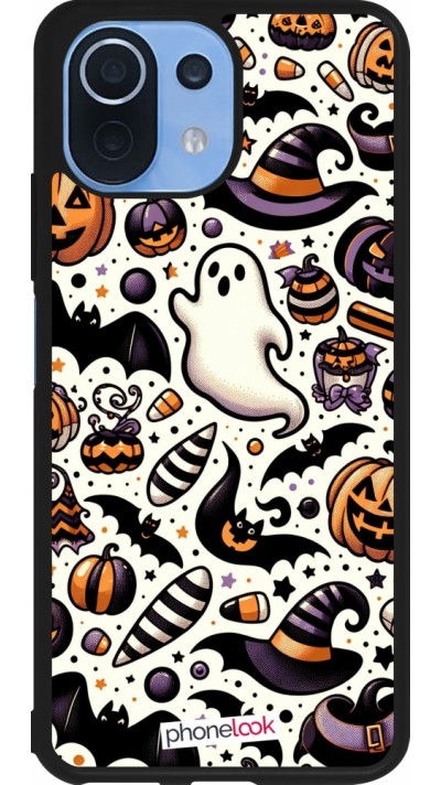 Coque Xiaomi Mi 11 Lite 5G - Silicone rigide noir Halloween 2024 Cute Pattern