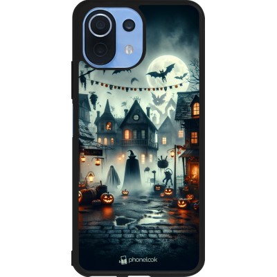 Coque Xiaomi Mi 11 Lite 5G - Silicone rigide noir Halloween Spookville