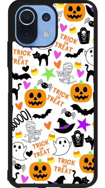 Coque Xiaomi Mi 11 Lite 5G - Silicone rigide noir Halloween 2024 trick or treat