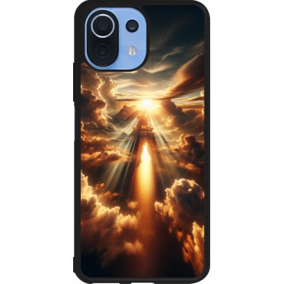 Coque Xiaomi Mi 11 Lite 5G - Silicone rigide noir Lueur Céleste Zenith