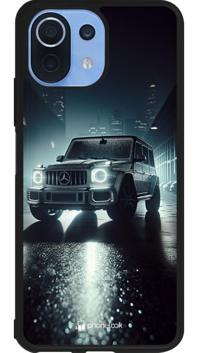 Coque Xiaomi Mi 11 Lite 5G - Silicone rigide noir Mercedes G AMG Night